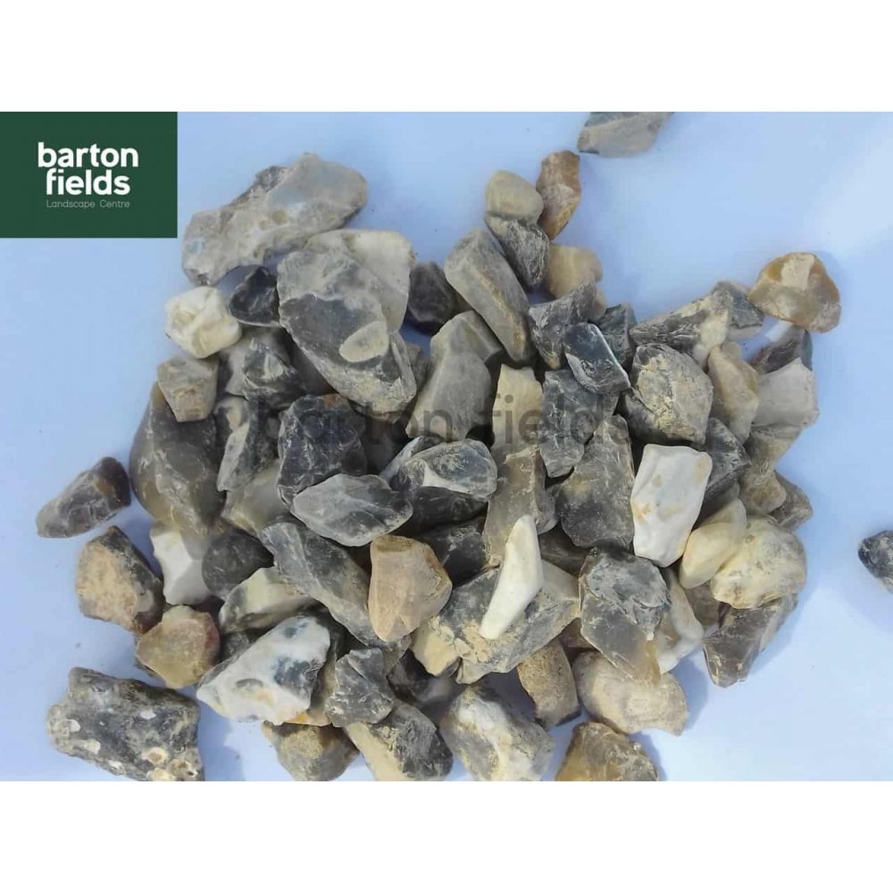 Bulk Bag Moonstone Flint 20mm Decorative Chippings